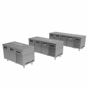 Portabianco ASBHD-3N70E Soğuk Servis Buzdolabı, 3 Kapılı, 430 Kalite