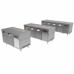 Portabianco ASBHK-4N70E Soğuk Servis Buzdolabı Camlı, 4 Kapılı, 430 Kalite