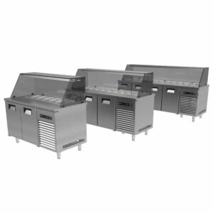 Portabianco ASBHKG-4N70E Soğuk Servis Buzdolabı Camlı, 4 Kapılı, 430 Kalite