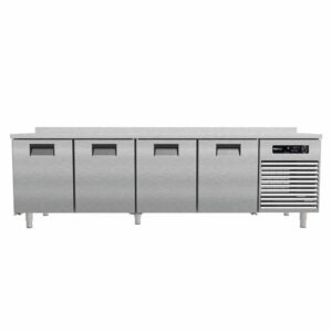 Portabianco PZA-4N80-E 4 Kapılı Pizza Buzdolabı 430 Kalite, 40x60 Tepsi Uyumlu