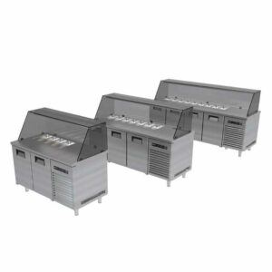 Portabianco SBHDG-4N70E Soğuk Servis Buzdolabı Camlı, 4 Kapılı, 430 Kalite