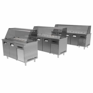 Portabianco SBHKG-4N70 Soğuk Servis Buzdolabı Camlı, 4 Kapılı, 304 Kalite