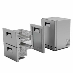 Portabianco SLM-1NGN Tezgah Altı Slim Buzdolabı, 120 Litre, 430 Kalite