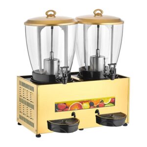Remta ST29 Elegance Şerbet ve Ayran Soğutucu, 2 Hazneli, Şerbet+Ayran, 21+21 L, Gold