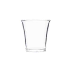 Rubikap Polikarbon Shot Bardağı, 50 ml Şeffaf