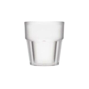 Rubikap Stoklanabilir Kumlu Casablanca Bardak, 200 ml Şeffaf