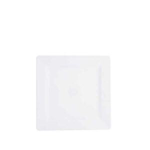 Rubikap Tek Kullanımlık Kare Tabak, 18 cm Şeffaf