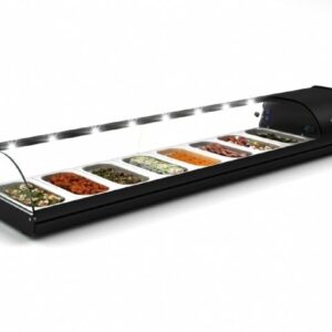 Sayl  Soğutmalı Set Üstü Saladbar GN 1/3 8 Küvet Kapasiteli   SELF SERVICE LINE- TAPAS/CUBA GN/PLANA- S8N