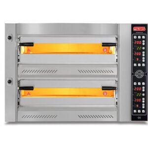 SGS PZ 7575 DE Ø 34 Cm 4+4 Tava Kapasiteli Pizza Fırını