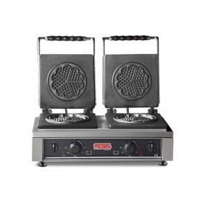 SGS WB 25 DE İkili Çiçek Waffle Makinesi Ø 16 Cm