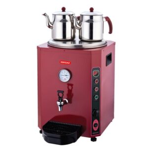 Silverinox Elit Çay Makinesi Kırmızı 23 Lt