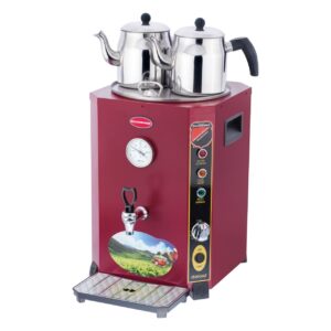 Silverinox Elit Çay Makinesi Kırmızı 13 Lt