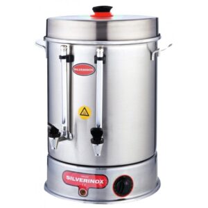 Silverinox Basmalı Metal Musluklu çay makinesi 50 Lt 500 Bardak Kapasiteli