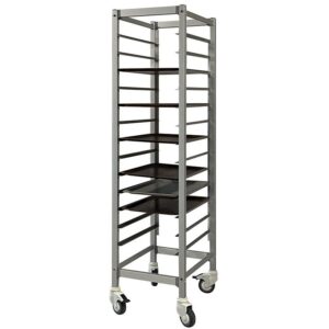 Tribeca TC-3753-11 Tekli Tepsi Taşıma Arabası 11 Raflı 37x53 Tepsi Kapasiteli Alüminyum