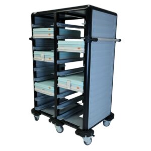 Tribeca TTTA-99 Termo Tepsi Taşıma Arabası 9+9 Tepsi Kapasiteli 71x10,1x14,9 Cm