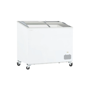 Uğur UDD 300 SCEB R24 Eğik Bombe Sürme Camlı Muhafaza Dolabı 227 L