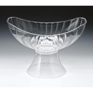 Zicco ZCP-476 Polikarbon Gondol Teşhir Kase 42.5x25.5x29 cm Şeffaf