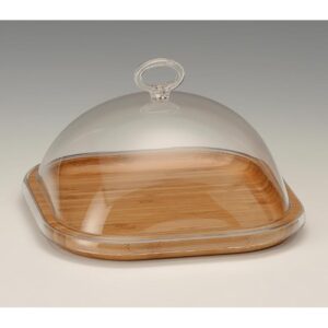 Zicco ZCP-695 Akrilik Kapaklı Ahşap Altlı Fanus 21x21x13 cm