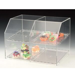 Zicco ZCP-742 2 Katlı Melamin Tepsili Teşhir Standı 47x33 cm